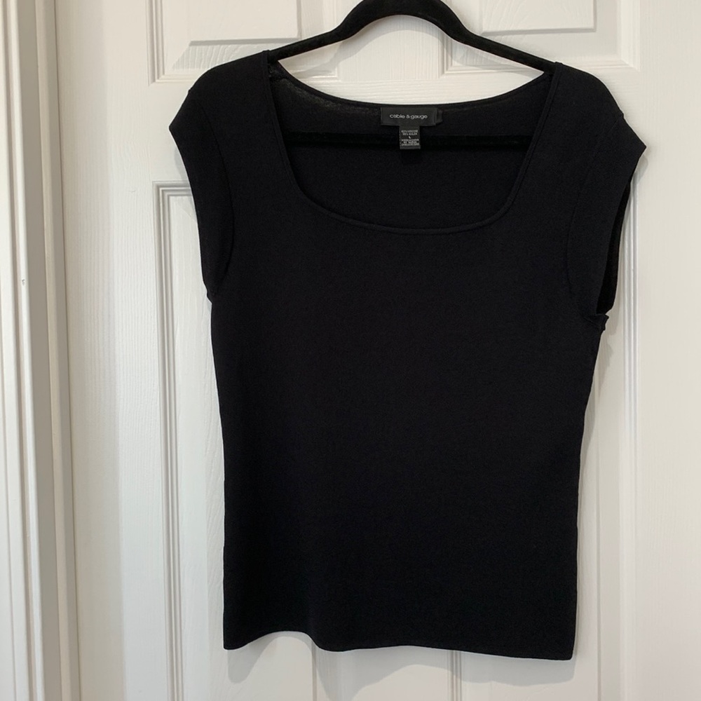Cable & Gauge Square-Neck Top